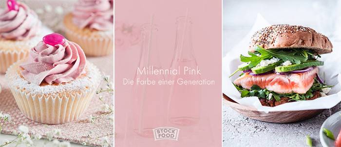 Food in Millennial Pink